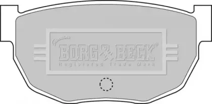 Комплект тормозных колодок, дисковый тормоз BORG & BECK купить