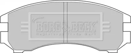 Комплект тормозных колодок, дисковый тормоз BORG & BECK купить