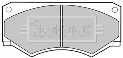 Комплект тормозных колодок, дисковый тормоз BORG & BECK купить