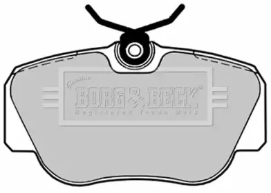 Комплект тормозных колодок, дисковый тормоз BORG & BECK купить