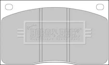 Комплект тормозных колодок, дисковый тормоз BORG & BECK купить