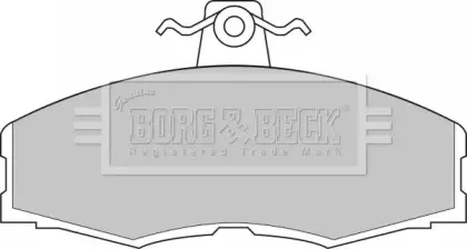 Комплект тормозных колодок, дисковый тормоз BORG & BECK купить