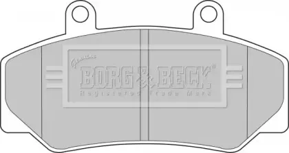 Комплект тормозных колодок, дисковый тормоз BORG & BECK купить