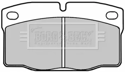 Комплект тормозных колодок, дисковый тормоз BORG & BECK купить