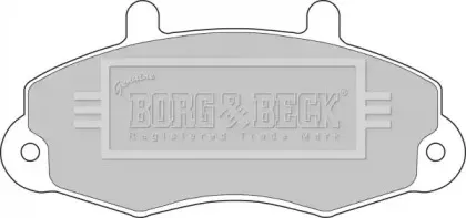 Комплект тормозных колодок, дисковый тормоз BORG & BECK купить