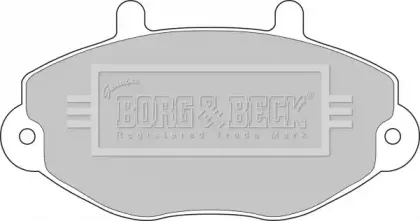 Комплект тормозных колодок, дисковый тормоз BORG & BECK купить