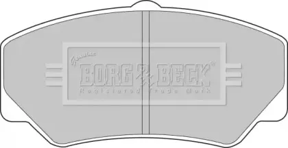 Комплект тормозных колодок, дисковый тормоз BORG & BECK купить