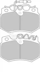 Комплект тормозных колодок, дисковый тормоз BORG & BECK купить
