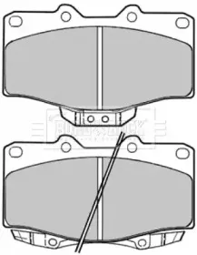 Комплект тормозных колодок, дисковый тормоз BORG & BECK купить