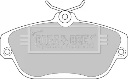 Комплект тормозных колодок, дисковый тормоз BORG & BECK купить