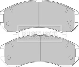 Комплект тормозных колодок, дисковый тормоз BORG & BECK купить