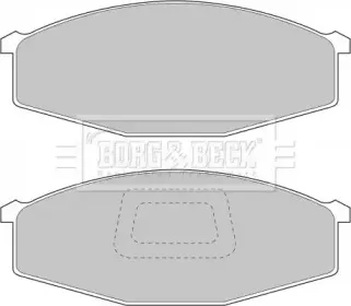 Комплект тормозных колодок, дисковый тормоз BORG & BECK купить