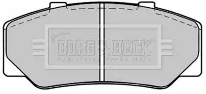 Комплект тормозных колодок, дисковый тормоз BORG & BECK купить