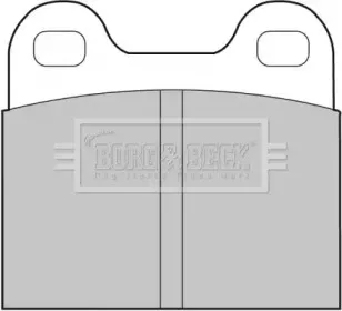 Комплект тормозных колодок, дисковый тормоз BORG & BECK купить