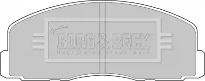 Комплект тормозных колодок, дисковый тормоз BORG & BECK купить