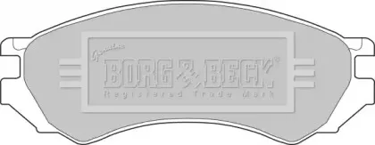 Комплект тормозных колодок, дисковый тормоз BORG & BECK купить