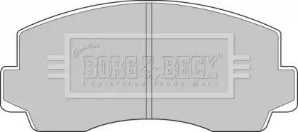 Комплект тормозных колодок, дисковый тормоз BORG & BECK купить