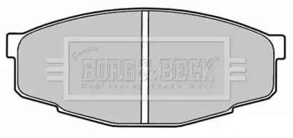 Комплект тормозных колодок, дисковый тормоз BORG & BECK купить