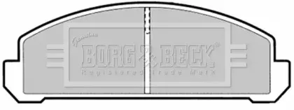 Комплект тормозных колодок, дисковый тормоз BORG & BECK купить