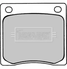 Комплект тормозных колодок, дисковый тормоз BORG & BECK купить