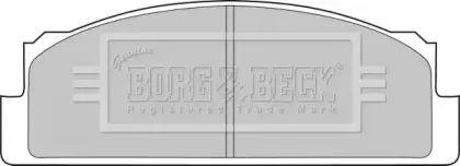 Комплект тормозных колодок, дисковый тормоз BORG & BECK купить