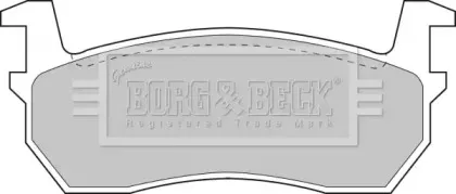 Комплект тормозных колодок, дисковый тормоз BORG & BECK купить