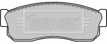Комплект тормозных колодок, дисковый тормоз BORG & BECK купить