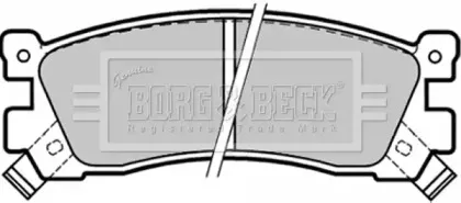 Комплект тормозных колодок, дисковый тормоз BORG & BECK купить