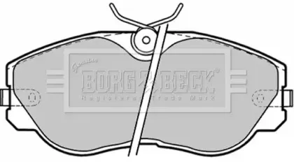 Комплект тормозных колодок, дисковый тормоз BORG & BECK купить