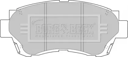 Комплект тормозных колодок, дисковый тормоз BORG & BECK купить
