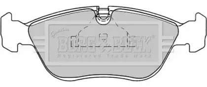 Комплект тормозных колодок, дисковый тормоз BORG & BECK купить