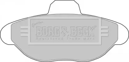 Комплект тормозных колодок, дисковый тормоз BORG & BECK купить