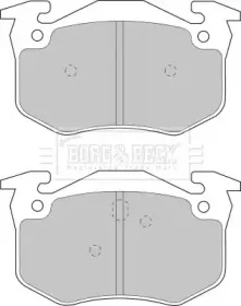 Комплект тормозных колодок, дисковый тормоз BORG & BECK купить
