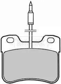 Комплект тормозных колодок, дисковый тормоз BORG & BECK купить