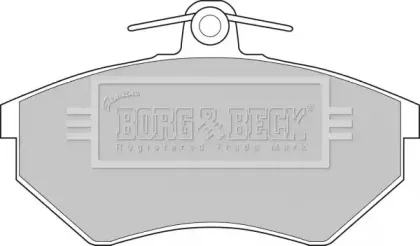 Комплект тормозных колодок, дисковый тормоз BORG & BECK купить