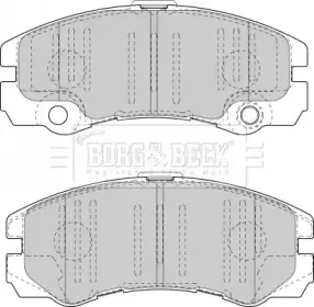 Комплект тормозных колодок, дисковый тормоз BORG & BECK купить