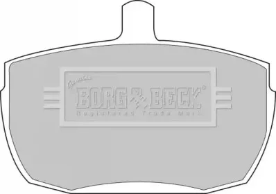 Комплект тормозных колодок, дисковый тормоз BORG & BECK купить