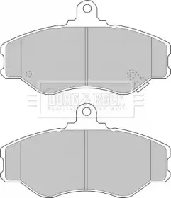 Комплект тормозных колодок, дисковый тормоз BORG & BECK купить