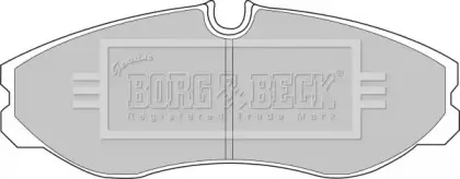 Комплект тормозных колодок, дисковый тормоз BORG & BECK купить