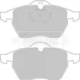Комплект тормозных колодок, дисковый тормоз BORG & BECK купить