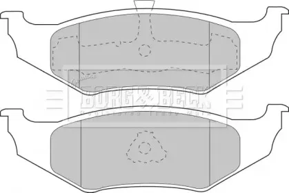 Комплект тормозных колодок, дисковый тормоз BORG & BECK купить