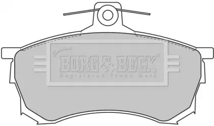 Комплект тормозных колодок, дисковый тормоз BORG & BECK купить