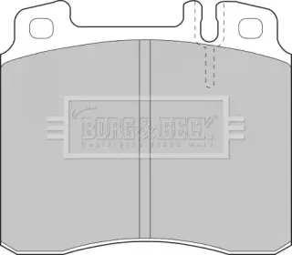 Комплект тормозных колодок, дисковый тормоз BORG & BECK купить