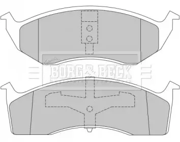 Комплект тормозных колодок, дисковый тормоз BORG & BECK купить