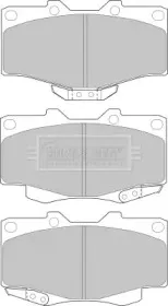 Комплект тормозных колодок, дисковый тормоз BORG & BECK купить