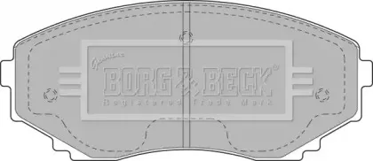 Комплект тормозных колодок, дисковый тормоз BORG & BECK купить