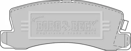 Комплект тормозных колодок, дисковый тормоз BORG & BECK купить