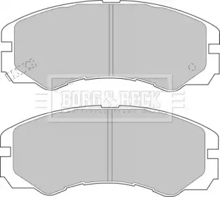Комплект тормозных колодок, дисковый тормоз BORG & BECK купить