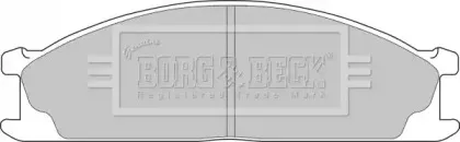 Комплект тормозных колодок, дисковый тормоз BORG & BECK купить