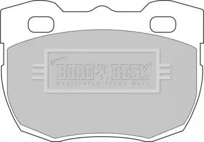 Комплект тормозных колодок, дисковый тормоз BORG & BECK купить
